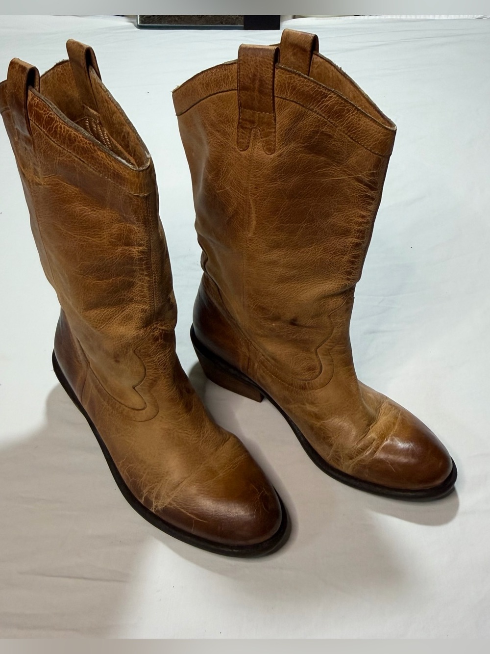 Jessica Simpson leather Rosanna Western Boot